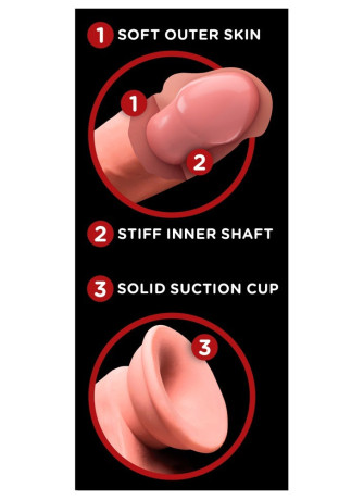Triple Density Cock with Swinging Balls